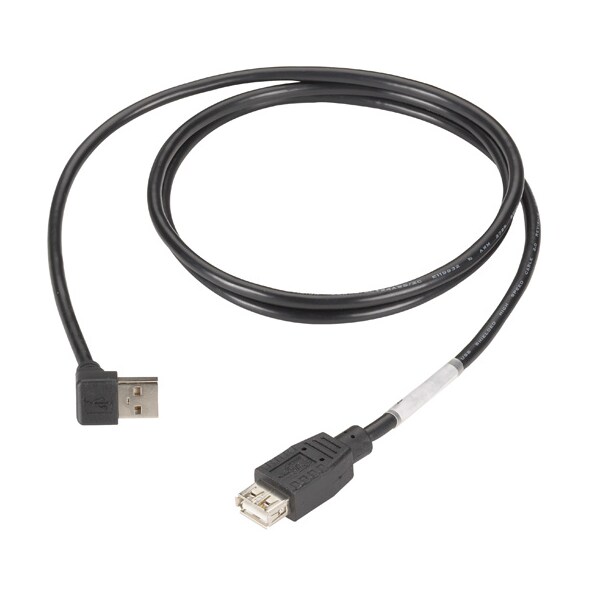 Black Box BLACK BOX USB 2.0 A M (rt Angle) To A F 4 Feet Cable USBR08-0004 - main
